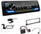 JVC KD-X472DBT 1-DIN Autoradio Bluetooth USB inkl DAB Antenne Einbauset passend für MINI Mini, Mini Cabriolet 2003-2008 schwarz