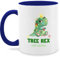 Tasse Tassen 325ml - Weihnachtstasse Weihnachten - Tree Rex - Merry Christmas - 325 ml - Dunkelblau - weihnachtstassen weihnachtsmotiv mug weihnachtsbecher weihnachts cup wichteltassen