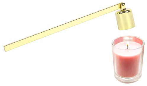 Lollanda Kerzenlöscher, Kerzenlöscher Edelstahl, Kerzen Ausmachen, Dochtlöscher Candle Extinguisher, Candle Snuffer mit Griff Kerzenwerkzeug