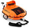BUDDYSWIM Boya Natación Aguas Abiertas Hydrastation Pro Bolsa Estanca Central Fácil Acceso para Guardar Pertenencias, Botella de Agua o Comida. Boya de Natacion. Vejiga de Agua. Color Naranja.