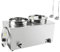 TAIMIKO Bain Marie Station à Soupe Électrique Chauffe-Plat 2 * 9L Pots Ronds en INOX avec Couvercle et Robinet de Vidange 1500W 30-85 °C