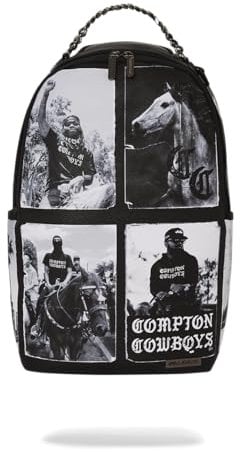 SPRAYGROUND Zaino Compton Backpack Sq Nero 910B5976NSZ