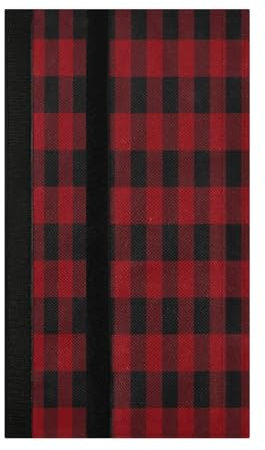 Lot de 2 housses de poignée de porte de réfrigérateur Buffalo rouge à carreaux pour réfrigérateur, micro-ondes, cuisinière, four, lave-vaisselle
