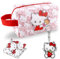 Trousse Maquillage Femme Voyage Dessin Animé Classique, Miroir Double Face+Porte-clés+Trousse de Toilette Mignonne Princesse Trousse de Maquillage,Trousse Maquillage Voyage Grande Capacité