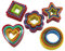 Diffaxy Set di 25 formine per biscotti a forma di Natale, set di mini formine per biscotti, diverse forme e motivi per divertirsi con i bambini, per biscotti e biscotti di plastilina