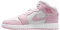 Nike Scarpe Air Jordan 1 Mid (GS) Taglia 37.5 Codice DQ8423-608 Bianco