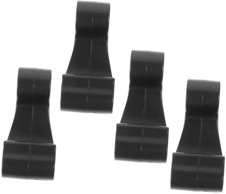 JUMPLAWN 4pcs Lightweight Multi-function Kayak Hooks J-shaped Lashing Hook for Canoes Paddle Boards Outdoor Watercraft Easy Installation and Secure Gear