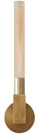 Wzxksoac Luxury Retro Copper Glass LED Wall Lamp Loft American Country Bedroom Living Room Bathroom Mirror Light