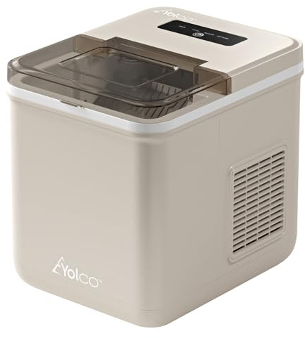 Yolco ICM1 - Macchina per cubetti di ghiaccio, design compatto, 10 kg in 24 ore, 12-24 V