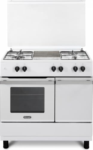 DL964GWB - Gas Cooker with 4 Burners Gas Oven 90 x 60 cm White