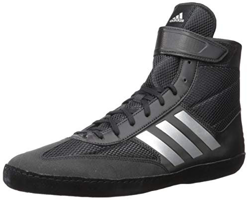 adidas Herren Combat Speed.5 Wrestling-Schuh, Schwarz, Silber, Metallic, Schwarz, 44 EU