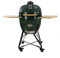 YNNI KAMADO TQ0C25GR XL 63,5 cm Grill, Verde con Chipfeeder, BBQ, Ceramica, Uovo, Smoker, TQ0C25GR