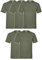 Fruit of the Loom Valueweight - Maglietta a Maniche Corte da Uomo, Confezione da 5, Oliva, L