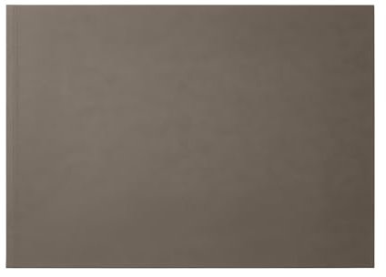 Eglooh - Clio - Schreibtischunterlage Leder Taupe Grau cm 90x60 - Widerstandsfähige Struktur aus Stahl, raffinierte handwerkliche Nähten und rutschfester Boden - Made in Italy