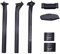 ESEN SP 3k Matt Carbonfaser 27,2/31,6 mm * 350/400 mm Radfahren Fahrrad Sattelstütze Mountainbike/Rennrad BMX Sattelstütze Rohr Sattelstütze