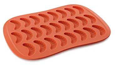 Tescoma 629428 SiliconPrime Stampo per Dolcetti a Forma di Mezzaluna, 39 x 27 x 1 cm