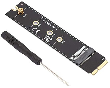 DEWIN Scheda Adattatore SSD M2, SSD A1466 A1465 Adapter per MacBook 2012 SSD MD223 MD224 MD231 MD232, Accessori Utilizzato Principalmente per Testare SSD o Recuperare Dati
