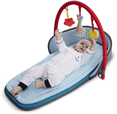 Sophie la Girafe - Tapis d’éveil avec Arche d’activités et Sac de Transport, 240126