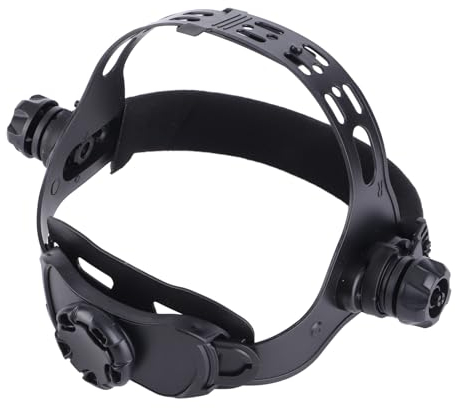 Schweißer Maske Helm mit verstellbarem Stirnband für Solar Auto-Dunkelnde Schweißen, UV-Abblendung, Schweißabsorbierendes Stirnband, Ersatz Zubehör (Schwarz)