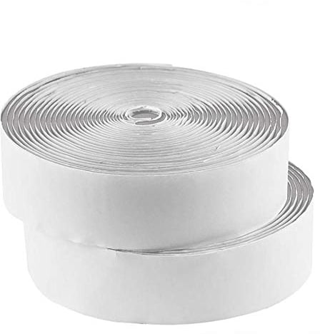8M Hook Loop Autoadesivo, Nastro con Chiusura a Strappo Autoadesivo Nastro Adesivo per Zanzariera, Strisce Laccio Adesivo Tessuto Forte Autoadesivo Extra
