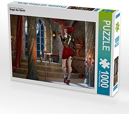 CALVENDO Puzzle Engel der Nacht | 1000 Teile Lege-Größe 64 x 48 cm Foto-Puzzle für glückliche Stunden