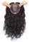 Lockiges Echthaar Crown Topper Haarteil 5 x 5,5 Clip in Top Wiglet Haarteile für Frauen mit dünner werdendem Haar, 12 Mittelteil, Dunkelbraun