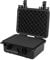 ECD Germany Kamerakoffer mit 3 Schaumstoffeinlagen S 27x28x12,5cm klein, Tragbare Fotokoffer für Kamera Objektive, Staub- & wasserdichter Outdoor Koffer, Universalkoffer Schutzkoffer Transportkoffer