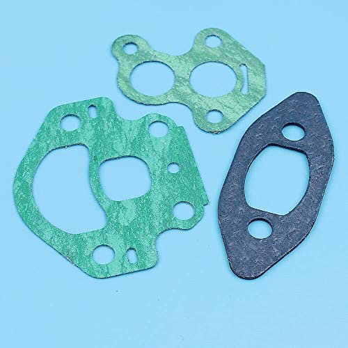 Luxuypon Set di guarnizioni per carburatori per motosega McCULLOCH CS340 CS380 Ricambi per ricambi per motosega McCULLOCH CS340 CS380