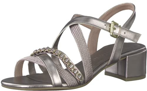 MARCO TOZZI Donna 2-2-28211-20, Sandali con Tacco, Rose Met Comb, 40 EU