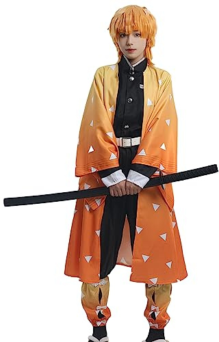 CR ROLECOS Kanroji Mitsuri kimono Cosplay Kostüm Tomioka Giyuu Vollständiger Satz Kostüm Anime Halloween