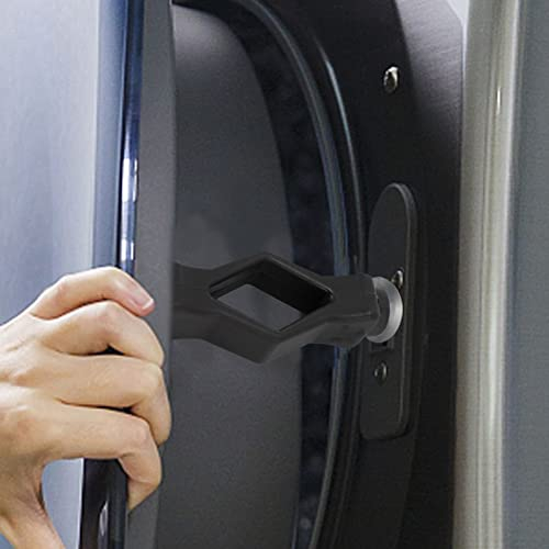 Vikye Frontlader-Waschmaschinentür-Requisite, magnetische Frontlader-Waschmaschinentürhalterung, Waschmaschinentür-Requisite, hält Waschmaschinentür, Tür offen für die meisten Waschmaschinen (schwarz)