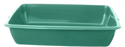 Cat litter Tray Durable Plastic Perfect for Kittens, Puppies or Rabbits(Pets)-Colors: Pink, Sage Green, Graphite-Sizes: 40, 48 cm (48 cm, Sage Green)