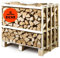 Onlydry Brennholz Eiche mit weniger als 18% Feuchtigkeit Palette - Perfekt für Ofen, Feuerschale, Kamin, Kaminofen -Premium Qualität Sauberes und trockenes Kaminholz/Feuerholz (Eiche, 1 RM; 1.5 SRM)