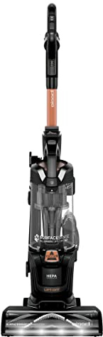 Bissell SurfaceSense Allergen Lift-Off Pet Upright Vacuum, with Tangle-Free Multi-Surface Brush Roll, LED Headlights, & Lift-Off Technology