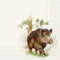 IHR Ideal Home Range - Papierservietten HUNTED WILD BOAR cream 20 St. Cocktail-Servietten 25 cm x 25 cm