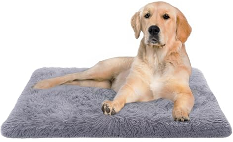 Paco Home Hundebett Katzenbett Flauschig Hundekissen Donut Hundedecke Hund Katze Hundekörbchen Katzenkorb Waschbar, Farbe:Grau, Größe:60x100 cm