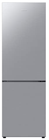Samsung Kühl-Gefrier-Kombination, Kühlschrank mit Gefrierfach, 185 cm, 344 l Gesamtvolumen, 114 l Gefrierteil, Flaschenregal, Edelstahl-Look, RB33B612ESA/EF