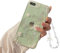 Ownest 3D Butterfly Floral Clear Case for iPhone 7 Plus/8 Plus - Glitter Crystal Sparkly Cute Phone Case with Pearl Chain