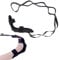 Beinstrecker Painless Legs Band, Ligament Stretching Belt, Yoga Stretching Strap, Übungsschlaufe zum Dehnen der Beinmuskulatur, Schwarz