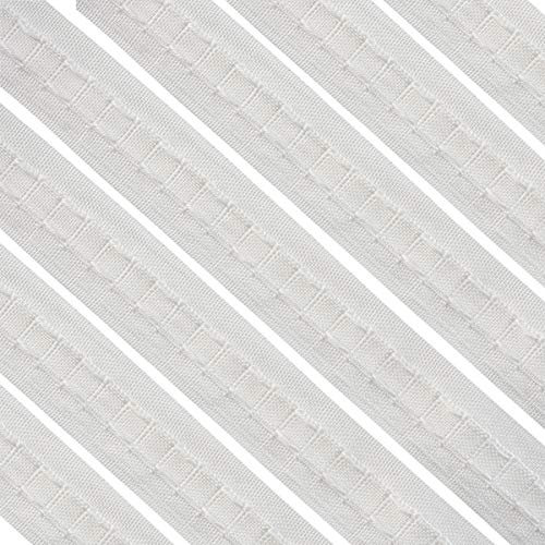 Realm White Pencil Pleat Curtain Header Tape, Detachable Curtain, Sizes 25mm 1 Inch, 50mm 2 Inch, 75mm 3 Inch (1 White 2m)