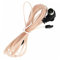NIEI Antena de Radio FM 75 Dipolo Interior T Antenas Cobre HD Antena Receptor Macho Tipo F Conector para Estaciones de Radio FM
