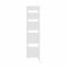 NRG Prefilled Flat Panel Electric Heated Towel Rail Radiator White Thermostatic Bathroom Warmer with Touch Screen Display 1800x450mm - 1000W