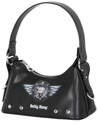 Betty Boop Motor Love-Groovy Tasche, Schwarz, 23 x 13 cm