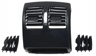 TMERIC A/C Klimaanlage Steckdose Für Benz Für W204 Für C Klasse Für C180 C200 C230 C260 C280 C300 Innen Schwarz AC Air Vent Grille Ausgang Abdeckung Trim Ersatz Lüftungsgitter (Size : -Rear-Standard)