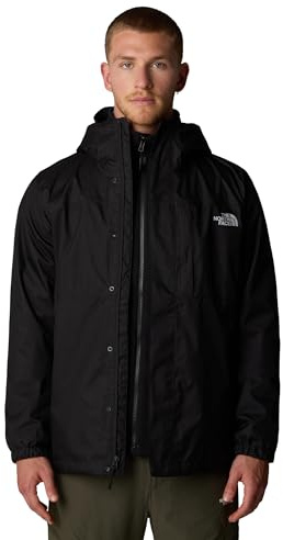 THE NORTH FACE - Herren Quest Zip-In Kompatible Jacke - Wasserdicht, Atmungsaktiv - TNF Black-NPF - M