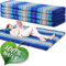 Namasdee Klappmatratze 200x140x8cm mit 100% natürlicher Kapokfüllung (Blau)