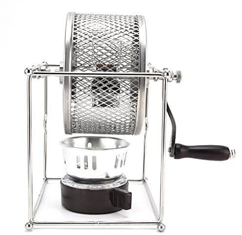 Manual Coffee Roaster, Coffee Bean Roasting Machine, Household Roller Coffee Roaster, Coffee Bean Grinder, Coffee Makers with Rectangular Support for Home Company Coffee Shops