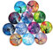 DIYEAH 12pcs Tree of Life Cabochons Snaps Flatback DIY Jewelry Beads for Jewelry Making Random Style