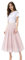 SIUSUMFO Gonna in Tulle da Donna Elastico in Vita Elegante Gonna Lunga Moda Estate(Rosa)