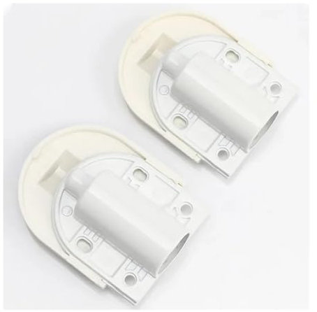 Stainless Steel Self Closing Reversible Door Hinge Dressing Table Hydraulic Hinge Lifting Buffer Up and Down Cabinet Door Bearing Damper Heavy Mirror(White)